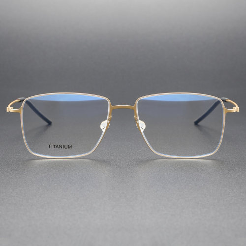 Titanium Eyeglasses LE0098_Gold