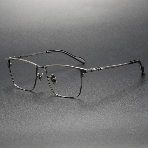 Titanium Eyeglasses LE0086_Gunmetal