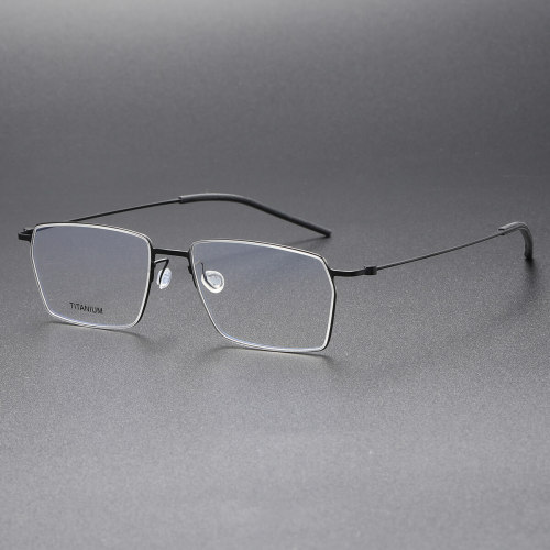 Titanium Eyeglasses LE0100_ Black