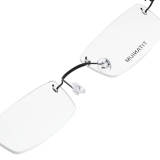 Rimless Titanium Eyeglasses LE0062_Black