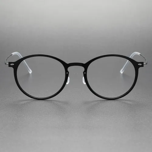 Titanium & Nylon Eyeglasses LE0123_Gunmetal & Black