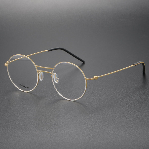 Titanium Eyeglasses LE0105_Gold