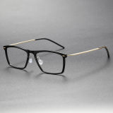 Titanium & Nylon Eyeglasses LE0120_Black & Gold