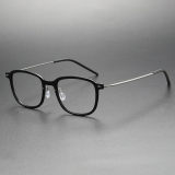 Titanium & Nylon Eyeglasses LE0116_Gunmetal & Black