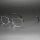 Rimless Titanium Eyeglasses LE0070_Black