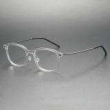 Titanium & Nylon Eyeglasses LE0116_Clear