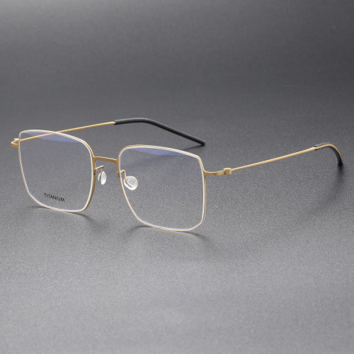 Titanium Eyeglasses LE0102_Gold