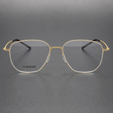Titanium Eyeglasses LE0092_Gold