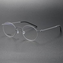 Titanium Eyeglasses LE0090_Silver