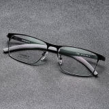 Stainless Steel Eyeglasses LE0056_Black