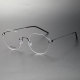 Rimless Titanium Eyeglasses LE0069_Black
