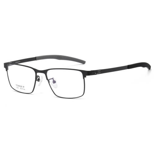 Stainless Steel Eyeglasses LE0055_Black