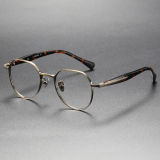 Titanium & Acetate Eyeglasses LE0065_Bronze