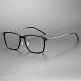 Titanium & Nylon Eyeglasses LE0113_Gunmetal & Black