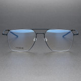 Titanium Eyeglasses LE0104_Blue