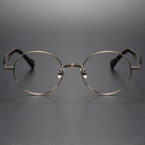 Titanium Eyeglasses LE0063_Bronze