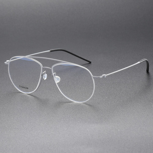 Titanium Eyeglasses LE0096_Silver