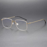 Titanium Eyeglasses LE0098_Gold