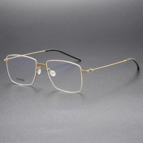 Titanium Eyeglasses LE0098_Gold