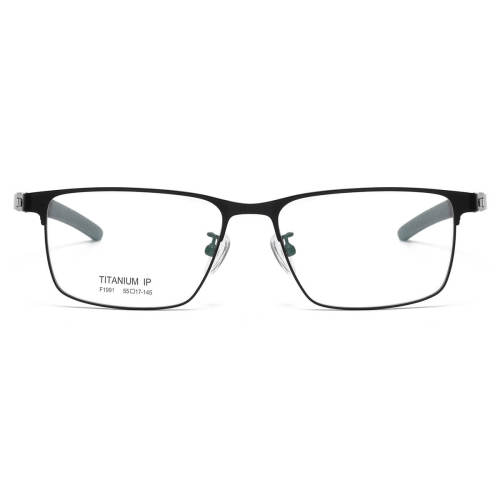 Stainless Steel Eyeglasses LE0055_Black