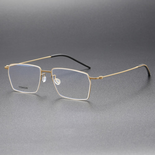 Titanium Eyeglasses LE0100_Gold