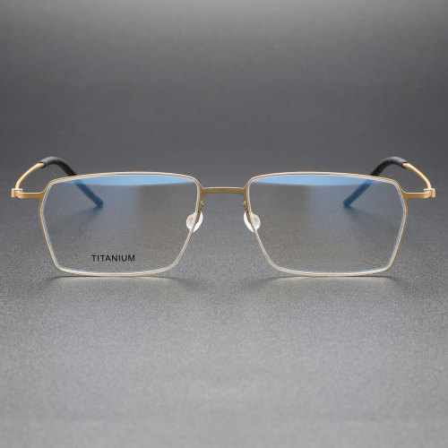 Titanium Eyeglasses LE0100_Gold