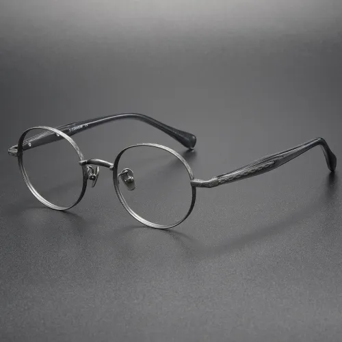 Titanium Eyeglasses LE0063_Gunmetal