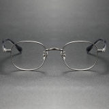 Titanium & Acetate Eyeglasses LE0064_Gunmetal