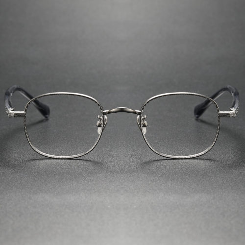 Titanium & Acetate Eyeglasses LE0064_Gunmetal