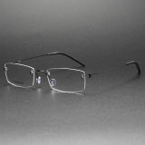Rimless Titanium Eyeglasses LE0062_Black
