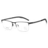 Stainless Steel Eyeglasses LE0053_Gunmetal