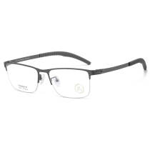 Stainless Steel Eyeglasses LE0053_Gunmetal