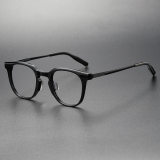 Acetate & Titanium Eyeglasses LE0234_Black