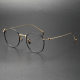 Titanium Eyeglasses LE0156_Black - Gold