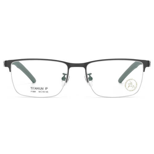 Stainless Steel Eyeglasses LE0054_Gunmetal