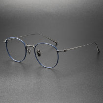 Titanium Eyeglasses LE0156_Gun Blue