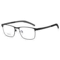 Rectangle Titanium Eyeglasses Frame LE0052_Black