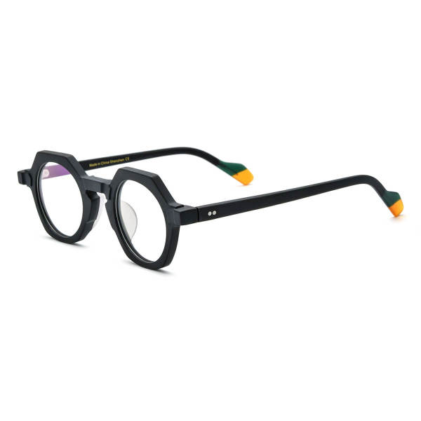 Geometric Glasses Frame LE0643_Matte Black