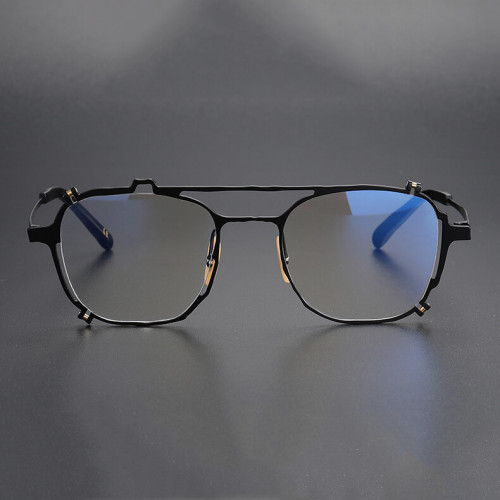 Aviator Titanium Glasses LE1294_Black