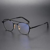 Aviator Titanium Glasses LE1294_Black