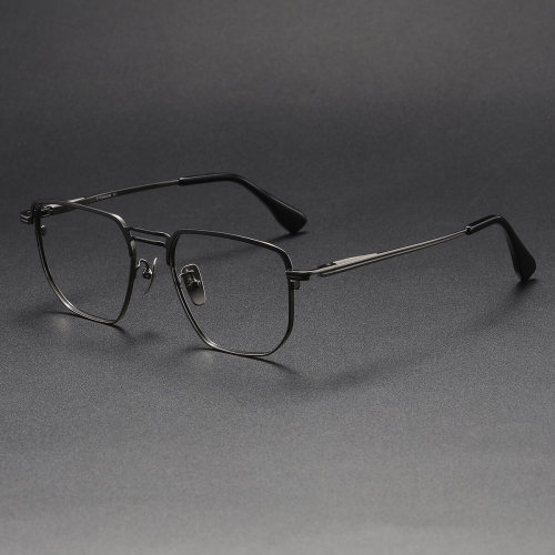 Aviator Titanium Glasses LE1174_Black