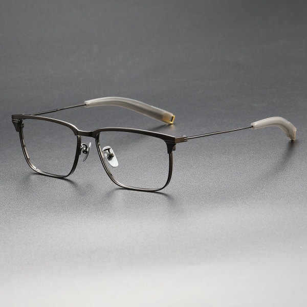 Browline Titanium Glasses LE1151_Gunmetal