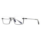 Half Frame Glasses LE0684_Black