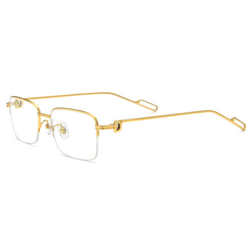 Metal Eyeglasses LE0528_Gold