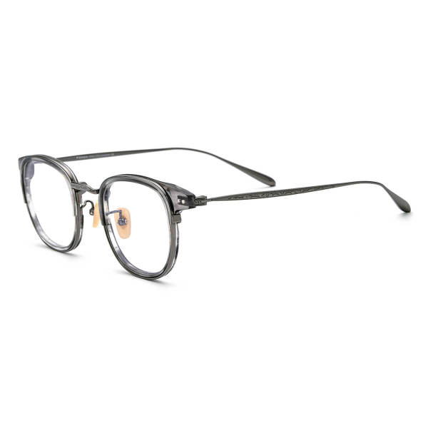 Acetate & Titanium Eyeglasses LE0694_Gray