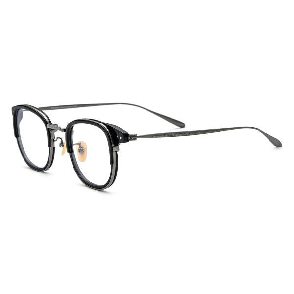 Acetate & Titanium Eyeglasses LE0694_Black