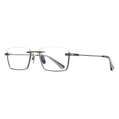 Half Frame Glasses LE0684_Gunmetal