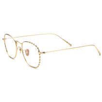 Titanium Eyeglasses LE0652_Gold