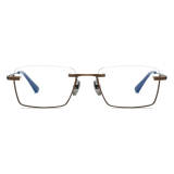 Half Frame Glasses LE0684_Brown