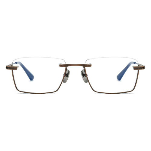 Half Frame Glasses LE0684_Brown